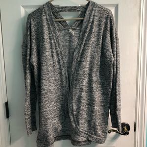 Grey Open Sweater
